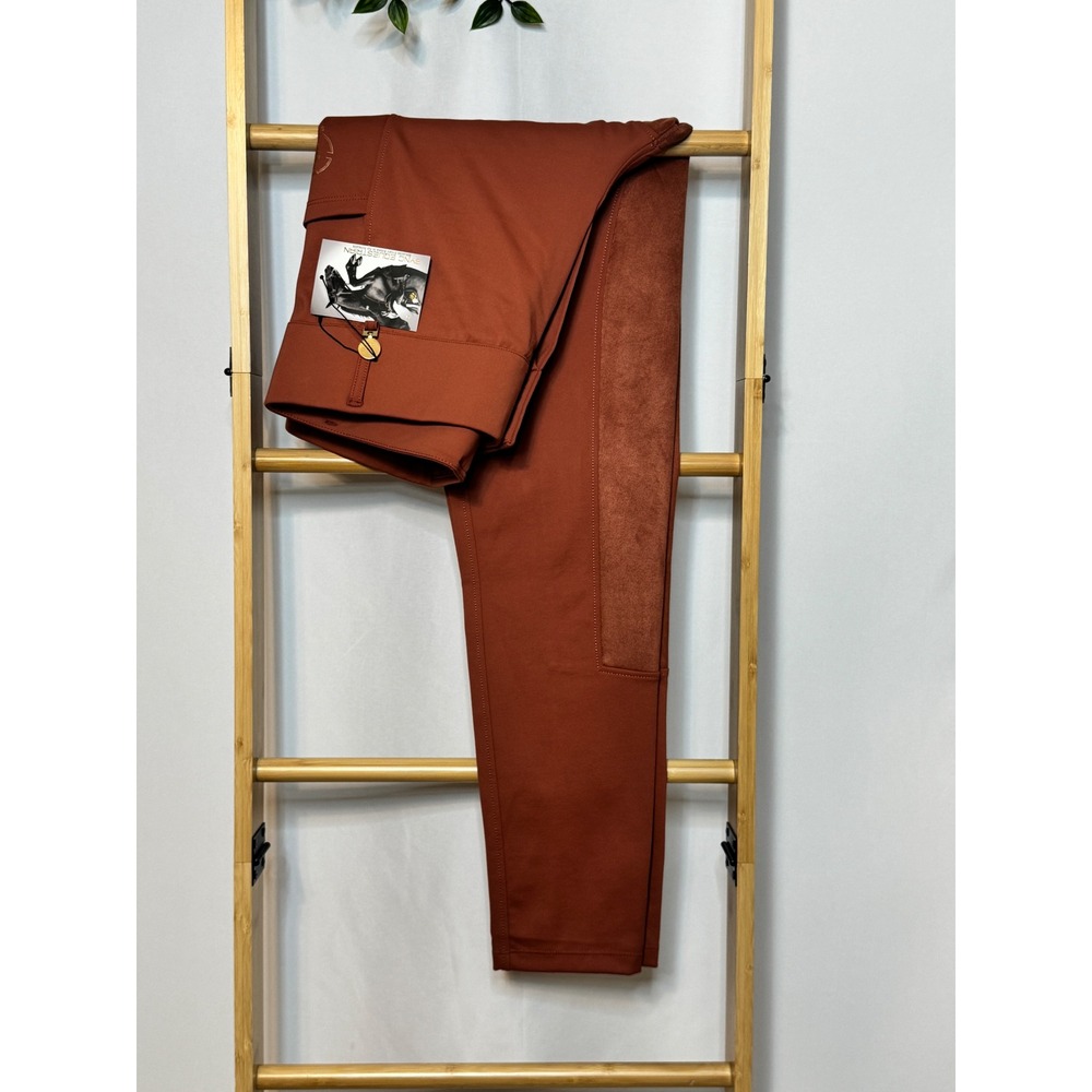 SYNK Equestrian Breeches Womens 2XL Terracotta Orange Full Seat Riding Pants NWT